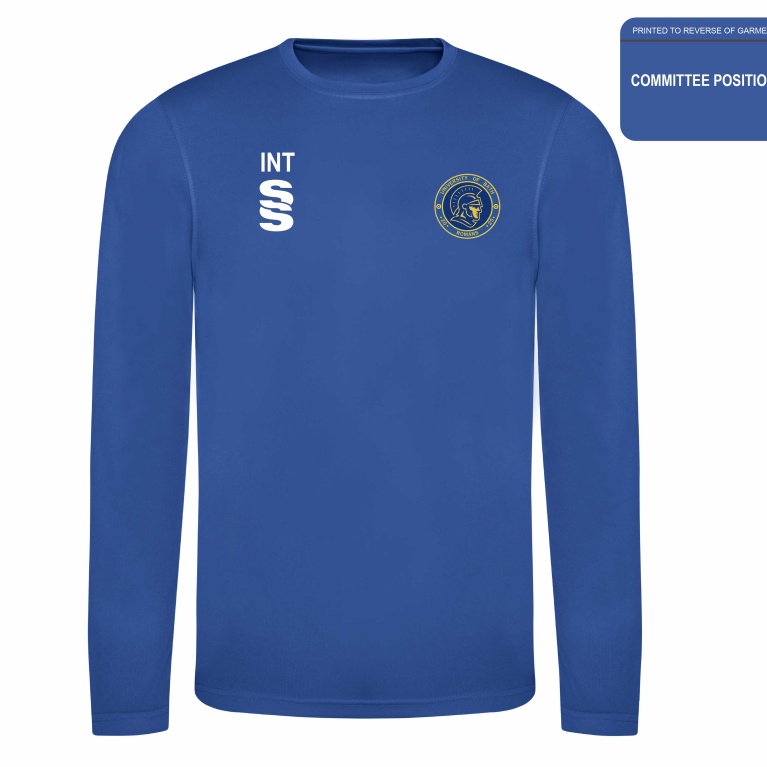 University of Bath - Baseball - Long Sleeve Cool T-Shirt