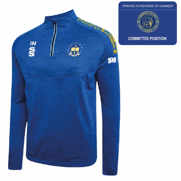 University of Bath - Baseball - ¼ Performance Top - Royal