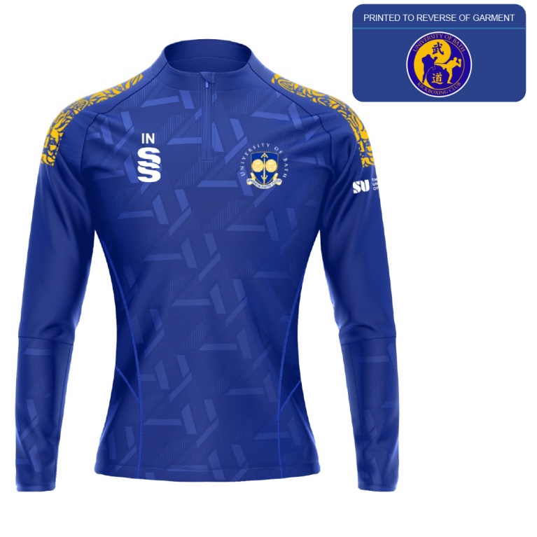 University of Bath - Kickboxing - Impact 1/4 Zip Performance Top - Royal - Women's Fit
