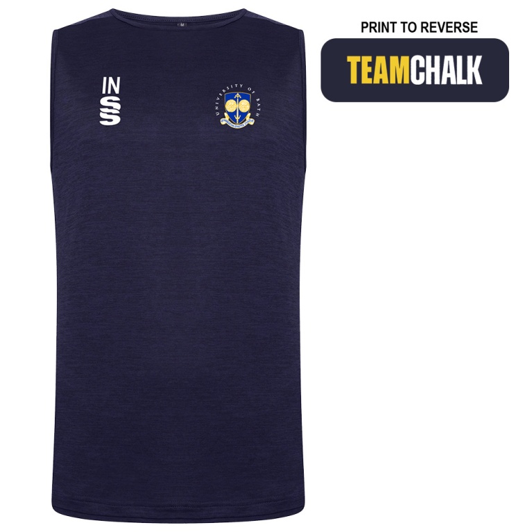 University of Bath - Weightlifting & Powerlifting - Dual Training Vest : Navy