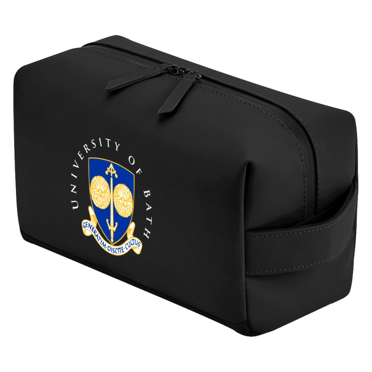 University of Bath - Toiletry Bag - Black
