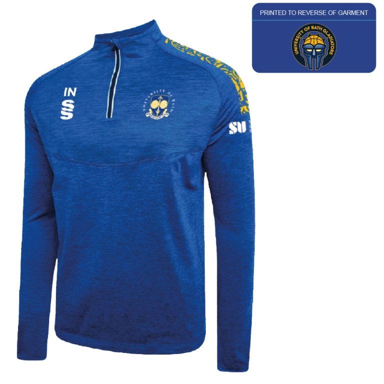 University of Bath - Basketball - ¼ Performance Top - Royal