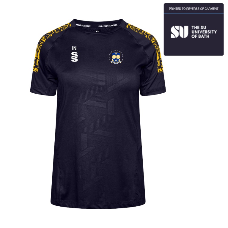 University of Bath - IMPACT T-SHIRT-Navy - Womens Fit