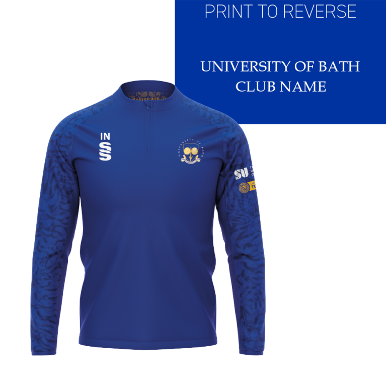 University of Bath - Latin & Ballroom ¼ Zip Performance Top