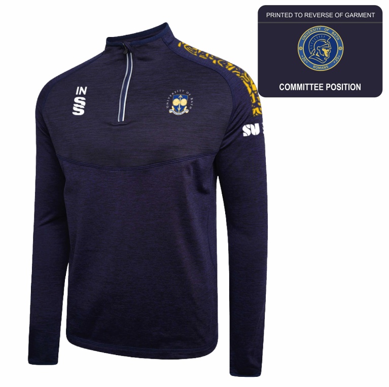 University of Bath - Baseball - ¼ Performance Top - Navy