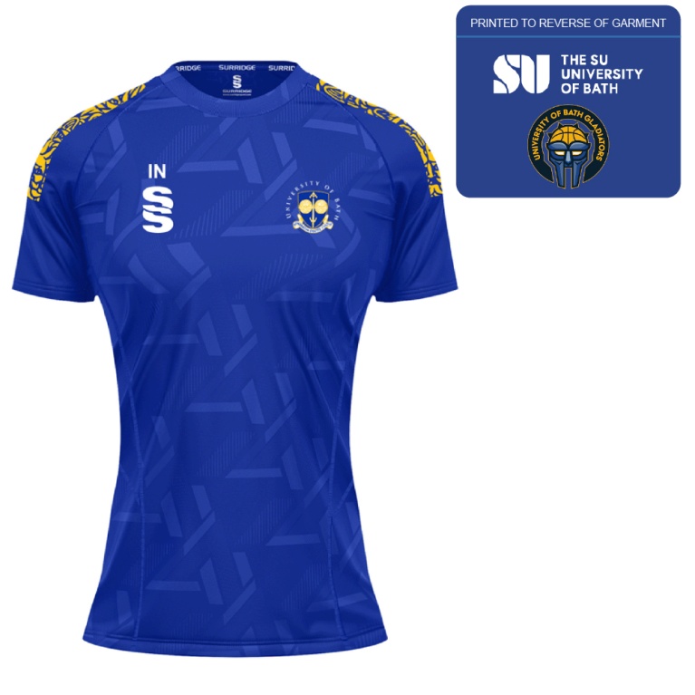 University of Bath - Basketball - Impact T-Shirt -  Royal - Women's Fit