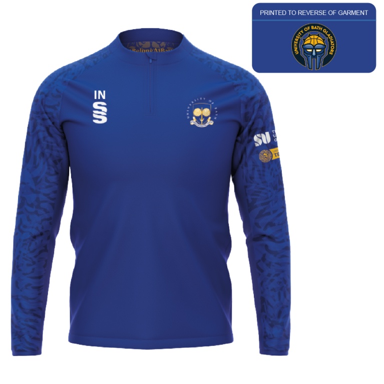 University of Bath - Basketball ¼ Zip Performance Top