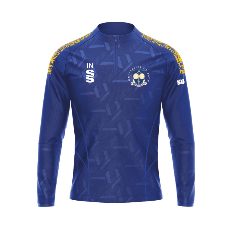 University of Bath - Impact 1/4 Zip Performance Top - Royal - Men's Fit
