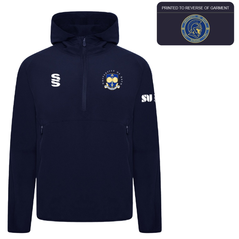 University of Bath - Baseball - Dual Elite 1/4 Zip Hoody / Rain Jacket
