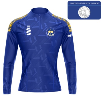 University of Bath - Surf - Impact 1/4 Zip Performance Top - Royal - Women's Fit
