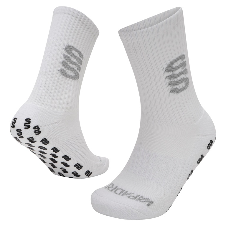 University of Bath - Quarter Gripper Sock - White