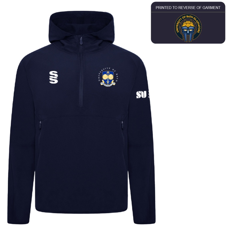 University of Bath - Basketball - Dual Elite 1/4 Zip Hoody / Rain Jacket