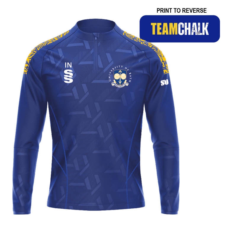 University of Bath - Weightlifting & Powerlifting - Impact 1/4 Zip Performance Top - Royal - Women's Fit