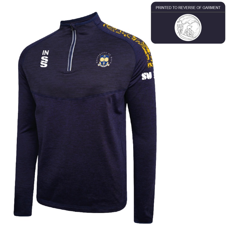 University of Bath - Surf - ¼ Performance Top - Navy