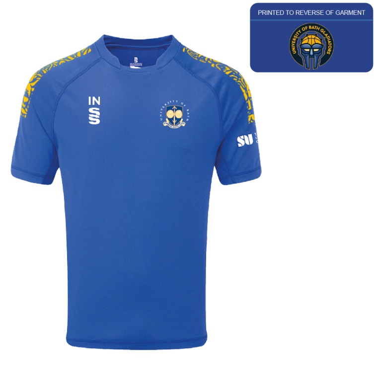University of Bath - Basketball - Games Shirt - Royal - Unisex Fit