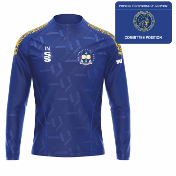 University of Bath - Baseball - Impact 1/4 Zip Performance Top - Royal - Men's Fit