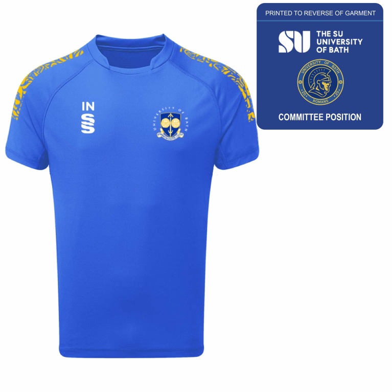 University of Bath - Baseball - Dual Games Shirt - Royal - Unisex Fit