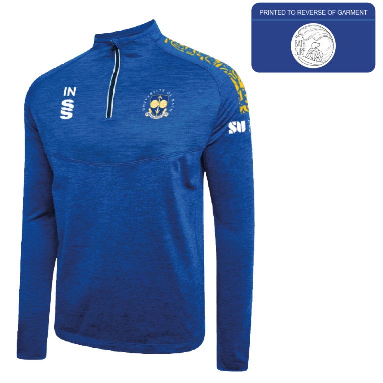 University of Bath - Surf - ¼ Performance Top - Royal